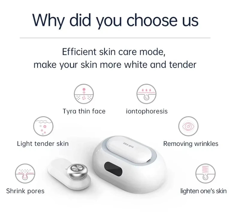 Newest 2026 Microcurrent  Facial Massage Mini Vibrating Led Beauty Machine Home Use  Rf Beauty Device