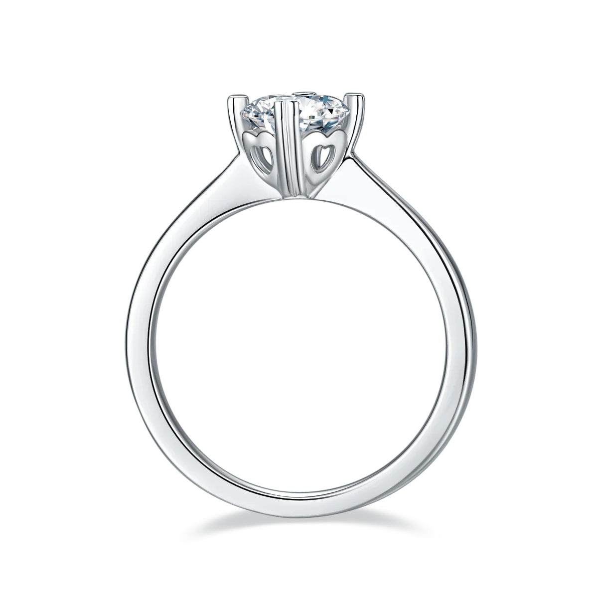 Hailer Engagement Ring with Moissanite Diamond Jewelry Rings for Women
