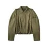 PB&ZA European and American cross-border women's clothing wholesale, women's suede textured lapel bomber jacket