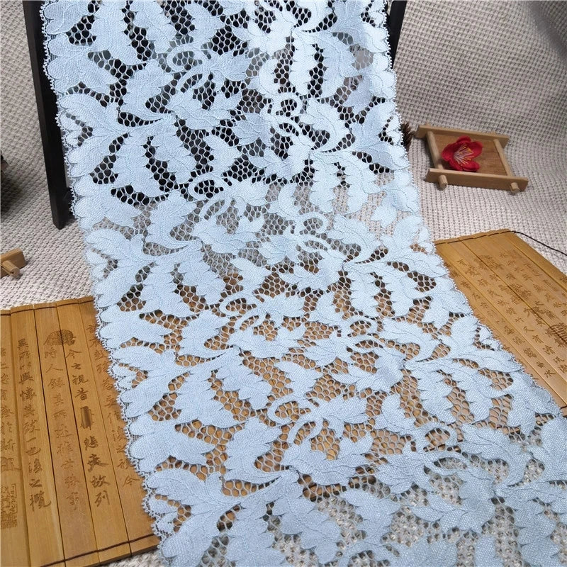 Width 21cm Wide Lace Accessories for Skirt and Sweater Hem Decoration Thickening Hollow Out Cloth Skirt Material