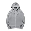 Comfortable Fabric Cotton Men's Hoodies Zipper up Hooded Sweatshirts Support Custom Printed logo Sweater