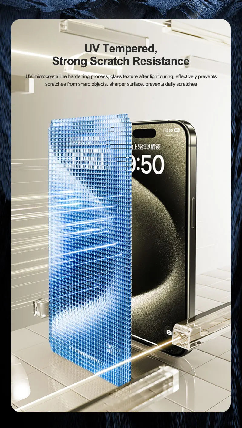 SUNSHINE SS-075UT Electroplating UV HD Hydrogel Film Strong Compressive Strength for Various Phone Models With Recharge Code