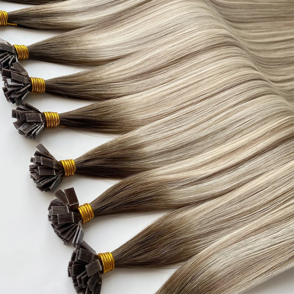 2026 Haiyi Straight K Tip Hair Prebonded Raw Cuticle Aligned Human Hair Extension K Tip Hair