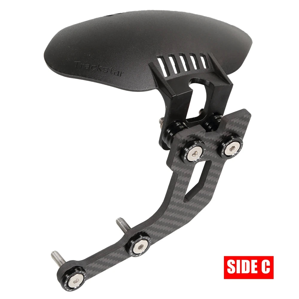 Upgraded Fender With Carbon Fiber Bracket for ZERO 10X Kaabo Mantis 10 Dualtron Electric Scooter Mudguard Wheel Cover 11 10 Inch