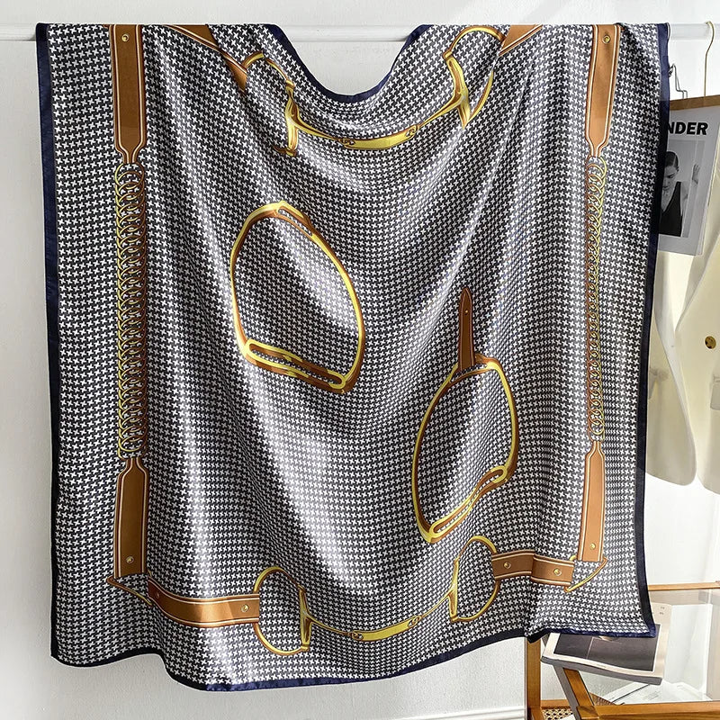 Wholesale High Quality Hot Women Square Scarf Shawls Designer Large Printed Muslim Scarves With 24 Available Patterns