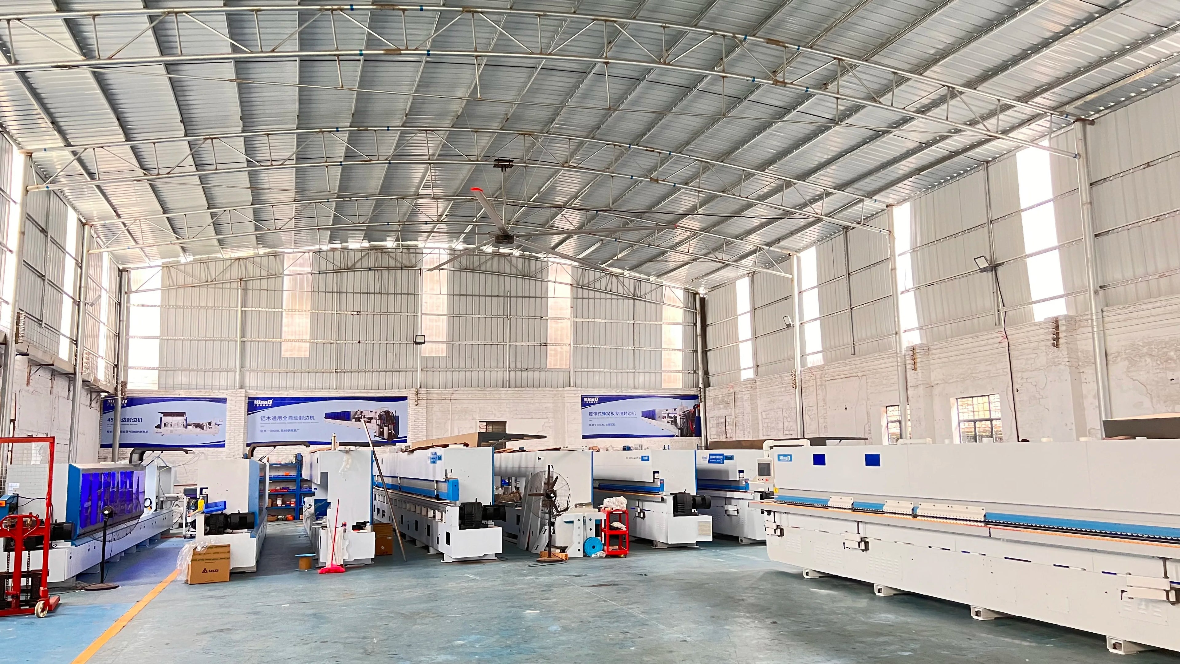 MingD MD-EM1 Fully Automatic Mini Edge Banding Machine for MDF Production Woodworking Features Gluing Cleaning Buffing Used