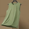 Summer Thin Cool Sports Sleeveless T-shirt Breathable Sweat Absorbing Fitness Loose Sports Men's Tank Top