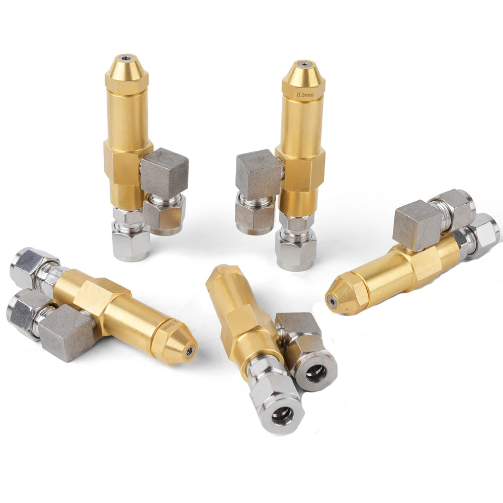 YS Quality Brass Siphon Oil Burner Nozzle, 30609 Waste Oil Burner Nozzle, Diesel Heavy Oil Nozzle
