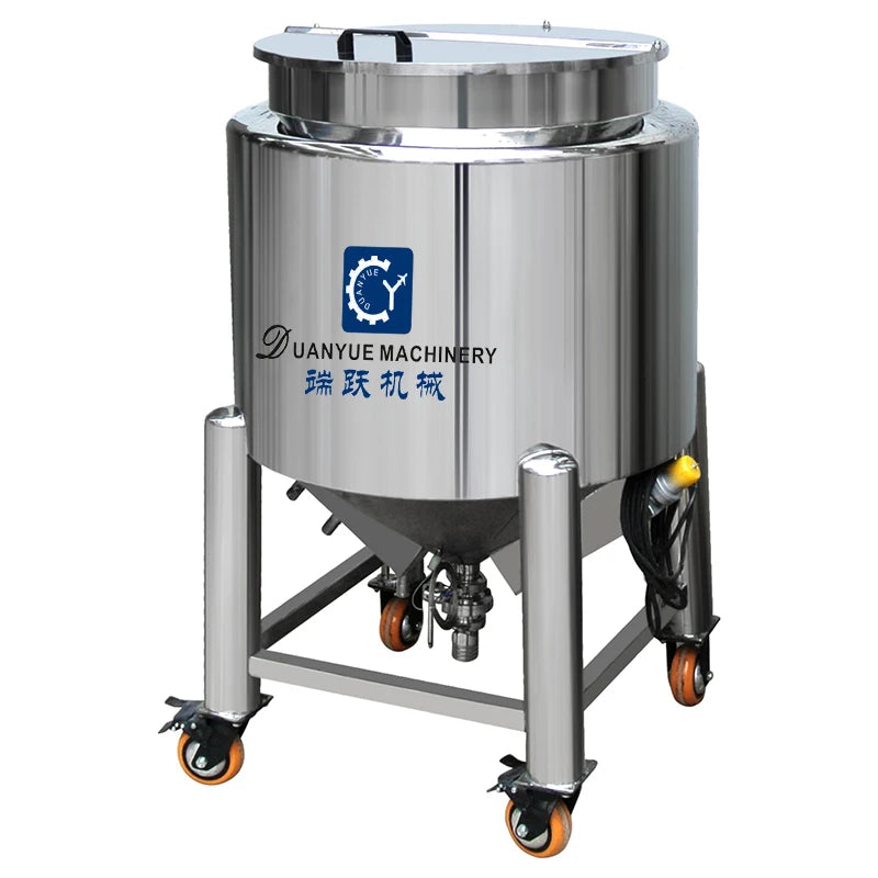 Stainless Steel Storage Tank Water Beer Milk Wine Cosmetic Storage Tank Perfume Movable Storage Tank