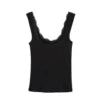 KAR&OT ZA 2025 Spring New Women's Wear Multi-color Lace Trimmed Wide Strap Short Vest Top Slim Fit 1660300