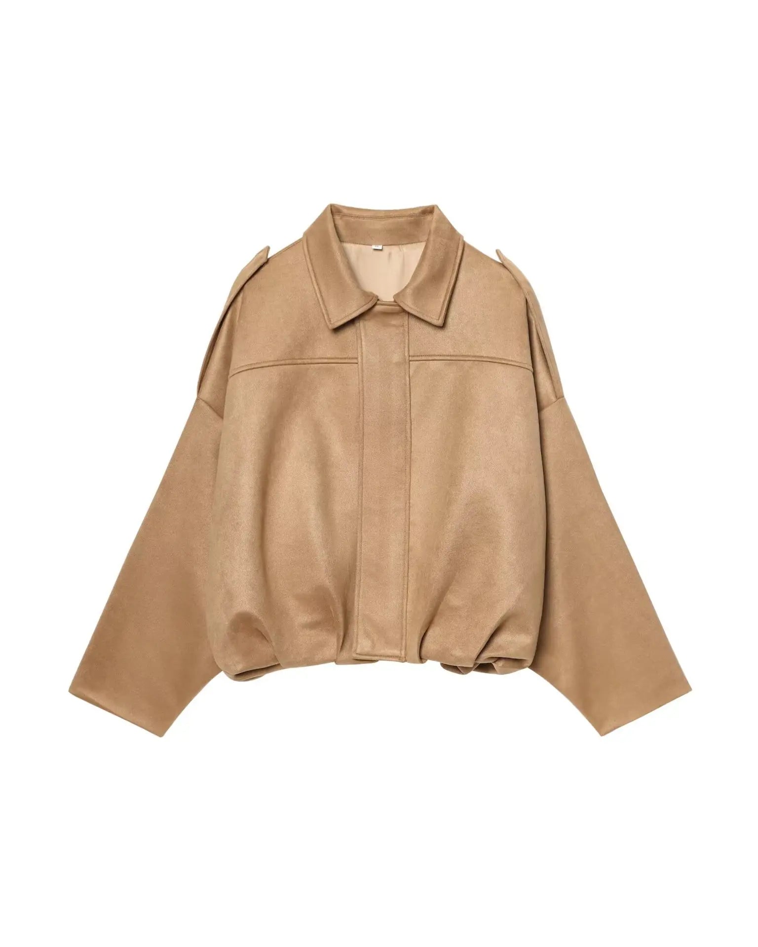 2025 Summer New Women's Elegant Loose Jacket Cross-Border Source All-Match Simple Lapel Long-Sleeved Casual Style