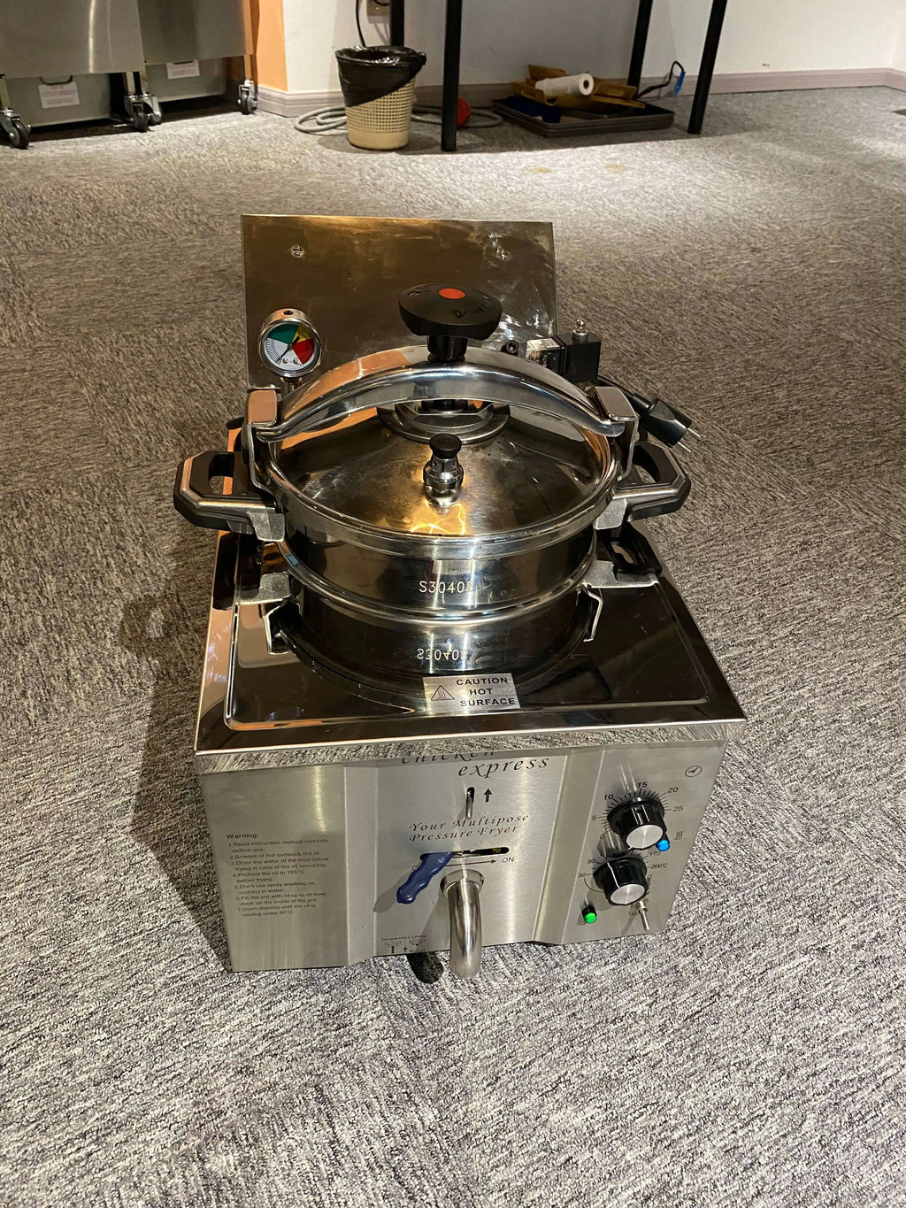 MDXZ-16 Electric Table Top Chicken Pressure Fryer From China Factory with 5 Years Warranty