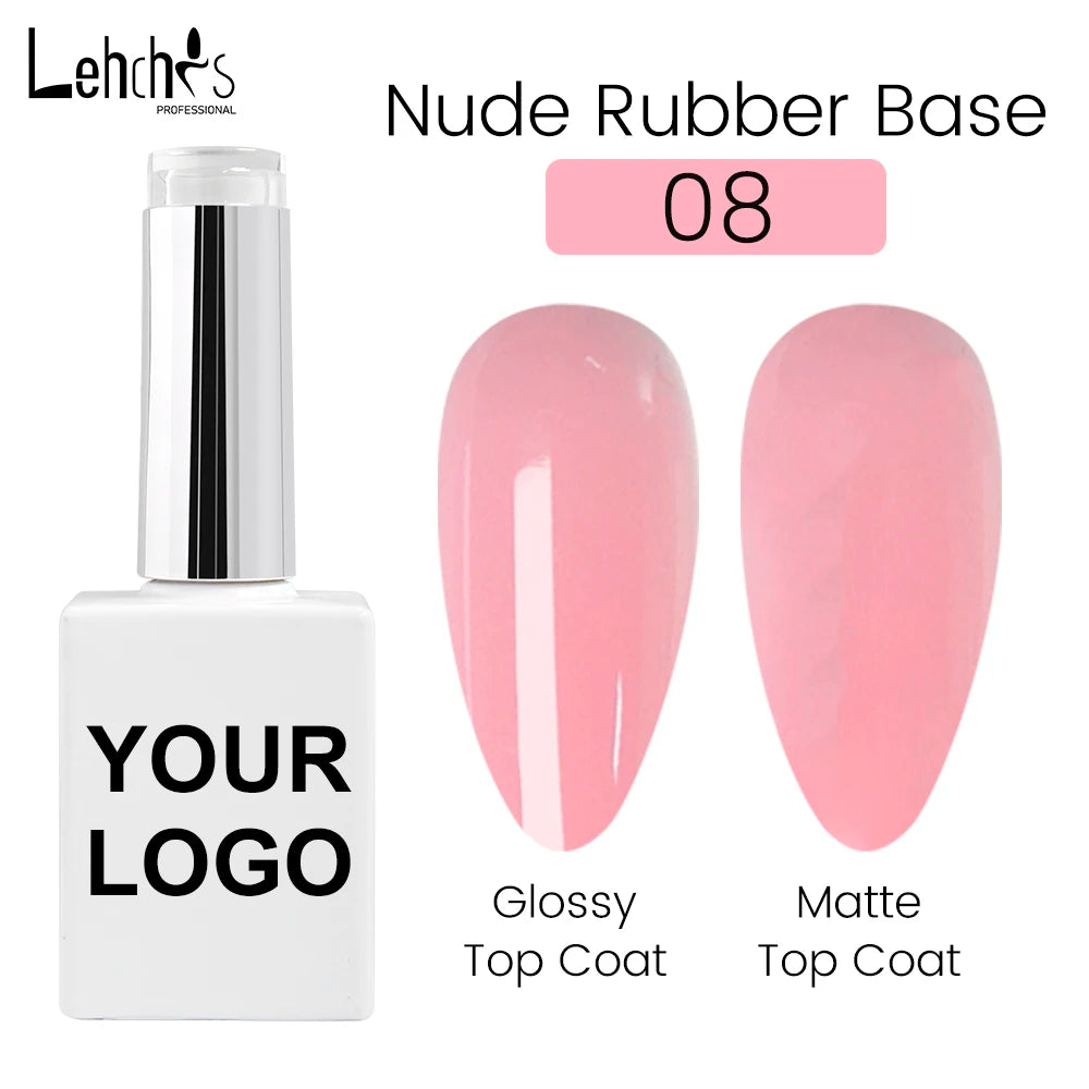 Lehchis 15ml Nude UV Gel Nail Polish Soak off French Nail Camouflage Base Halal Certified for Salon Art Use Customizable Logo
