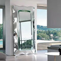200X105X8CM Modern Light Luxury Metal Stainless Steel Mirror Wall Decoration Personality