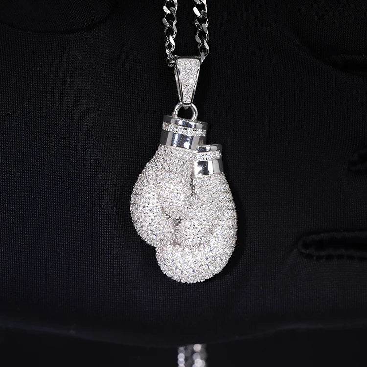 Wholesale Price Ready to Ship Gold Plated Pendant VVS Moissanite Diamond 925 Sterling Silver Charms Pendant for Necklace Jewelry