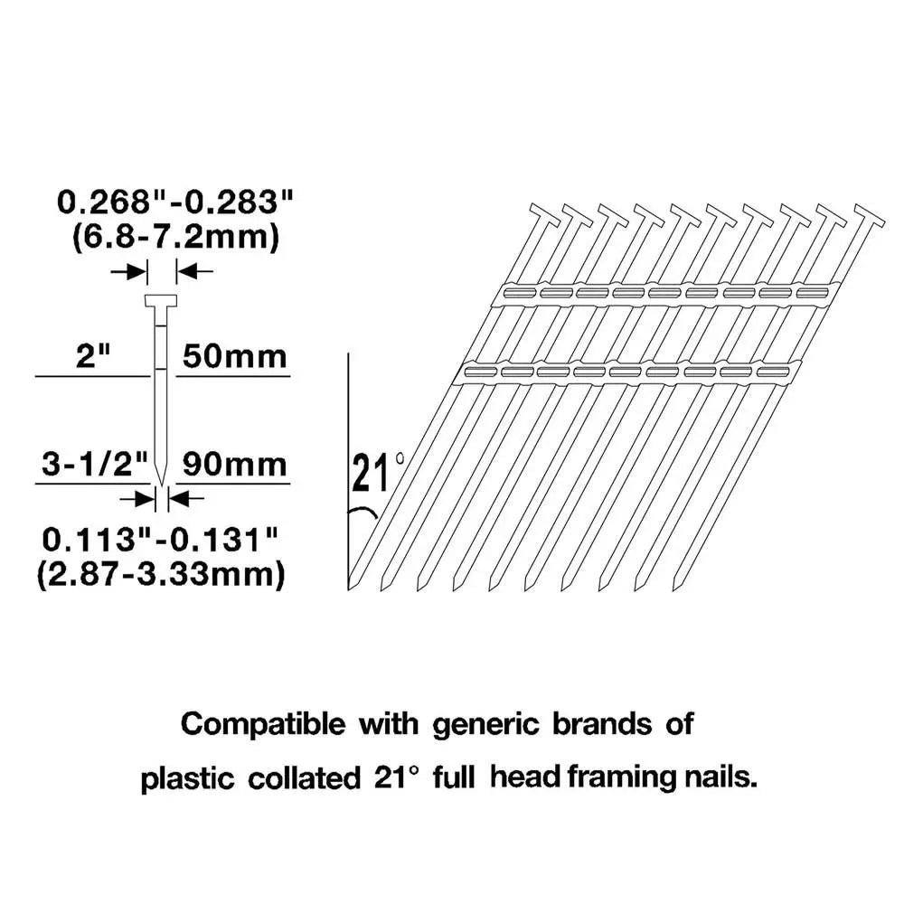 Industrial & DIY Grade Piston for 2190 Framing Nail Gun Neumatic Pneumatic Clavadoras