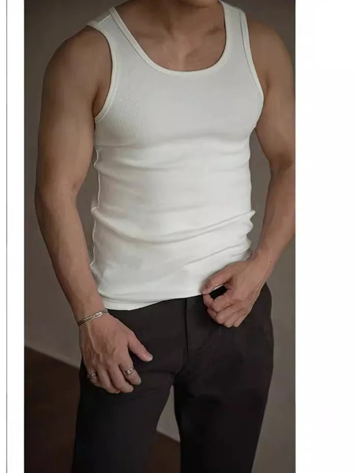 Pack of 3 in Stock Fbreathable Men's tank Tops Undershirt Sleeveless tank Top