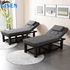 Kisen Hight Quality Beauty Salon Furniture Wooden Facial Latex Bed Fashion Designs Body Massage Table Beauty Bed for Sale