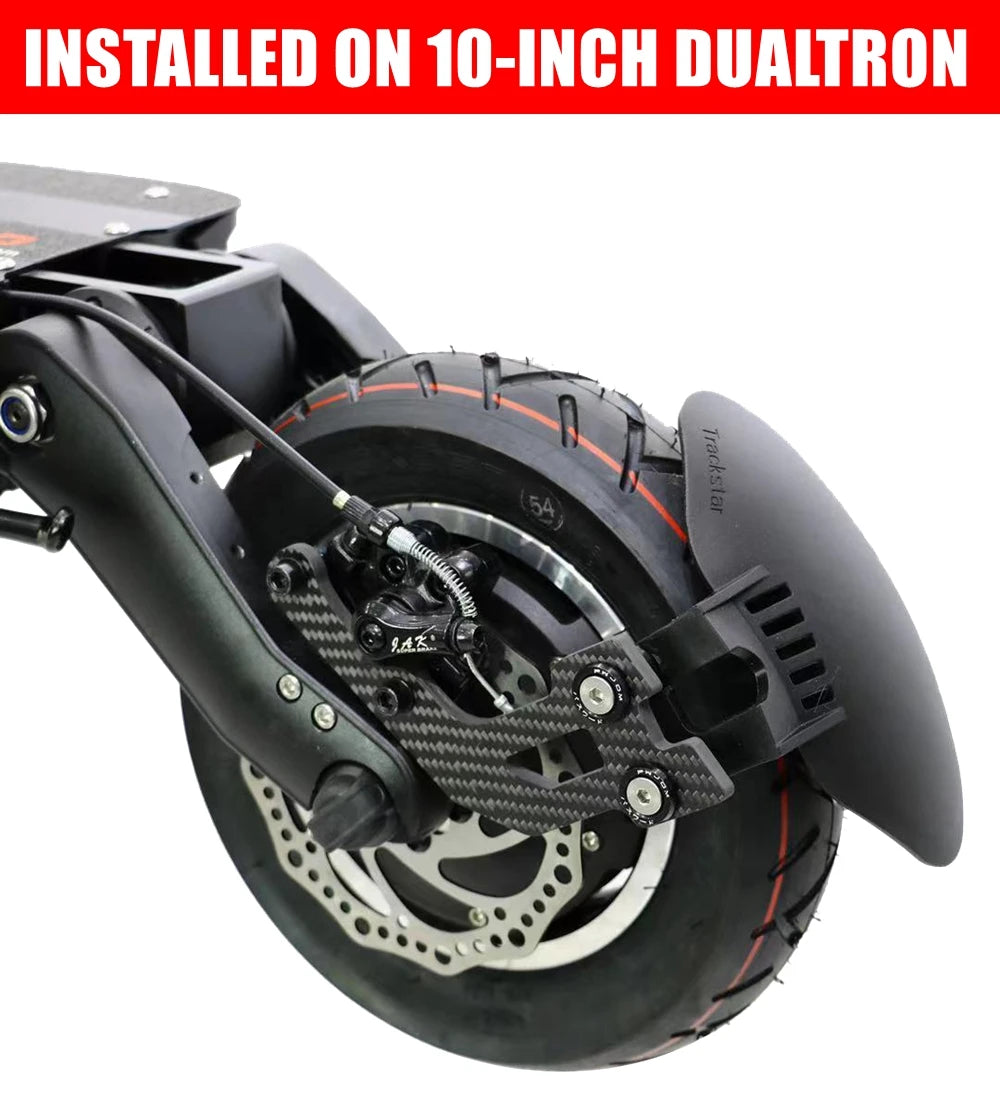 Upgraded Fender With Carbon Fiber Bracket for ZERO 10X Kaabo Mantis 10 Dualtron Electric Scooter Mudguard Wheel Cover 11 10 Inch