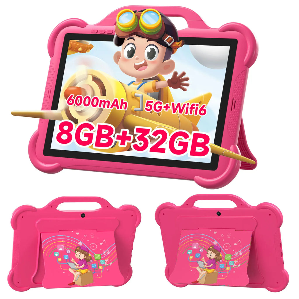 Tablet 10 Pulgadas  Educational Tablet PC for Kids Android 15.0 8GB(3GB+5GB Expansion) RAM 32GB 6000mAh Battery Android Tablette