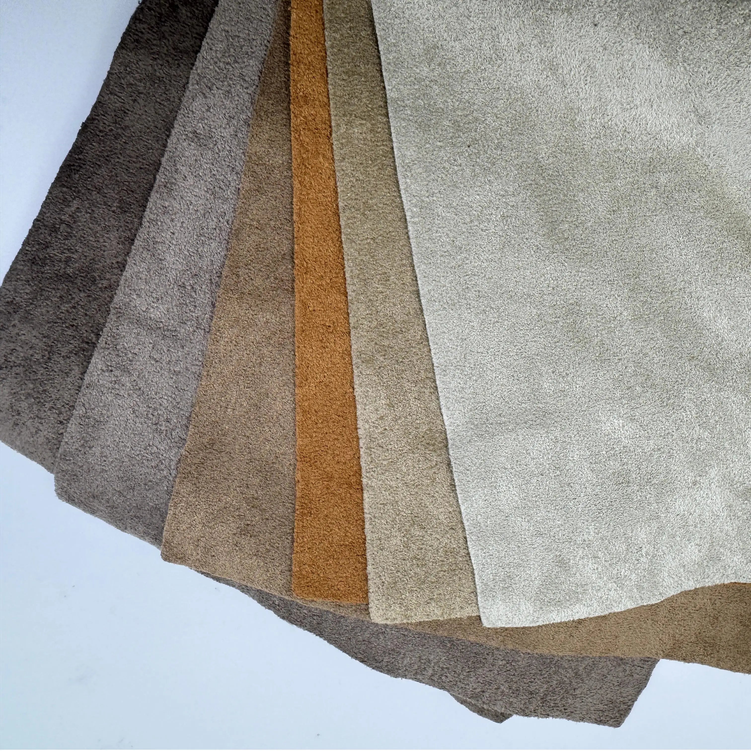 Wholesale Soft Suede Faux Leather Synthetic PU Vinyl Material Waterproof Accessories for Crafts Luggage Bags for Furniture