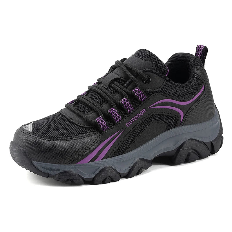 Low MOQ Brand Logo Custom Professional Men Blank Mesh Breathable Sports Hiking Shoes Anti-slip Safety Outdoor Boots for Women