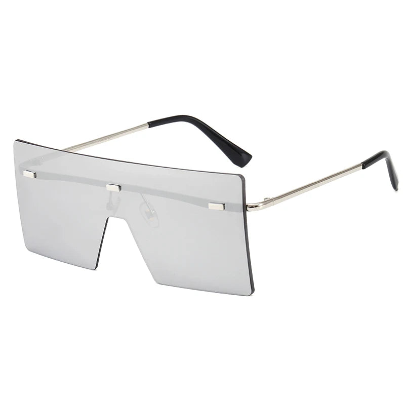 Superhot Eyewear 10239 Fashion Women Sun Glasses Oversized Square Rimless Sunglasses
