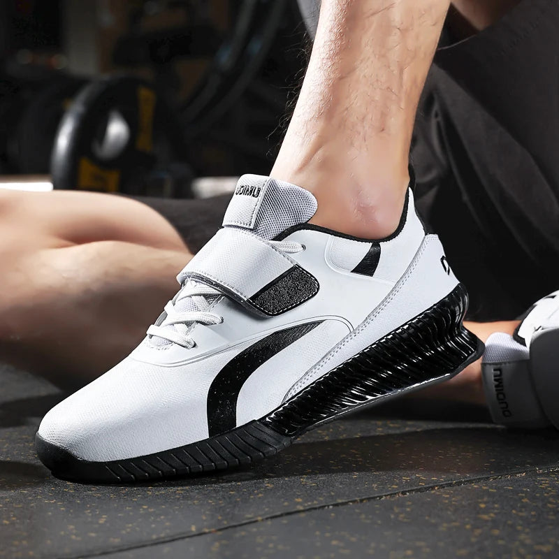 Custom Logo Sports Training Shoes Male Comfortable Lace-up Wrestling Shoes Boots Sneaker Professional Boxing Shoes