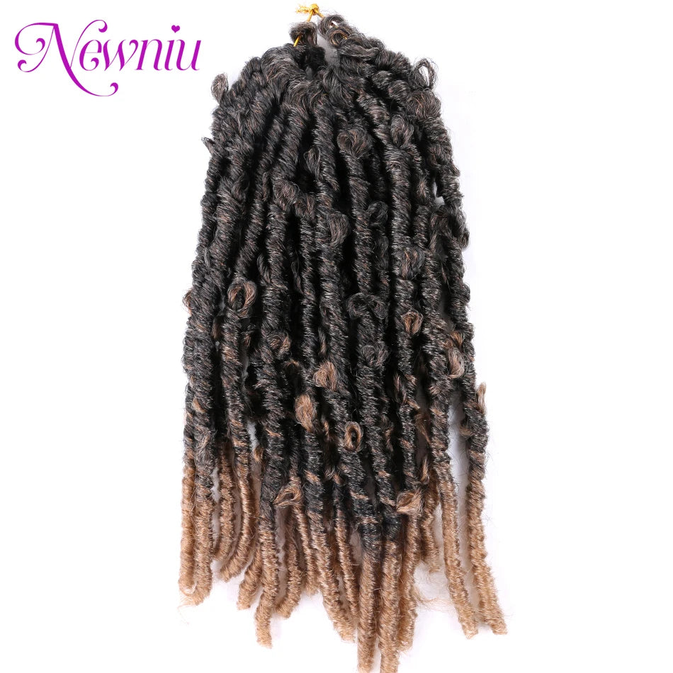 Butterfly Locs Crochet Braids Hair Synthetic Dreadlocks meche Faux Locs Crochet Hair Extensions for women braiding hair