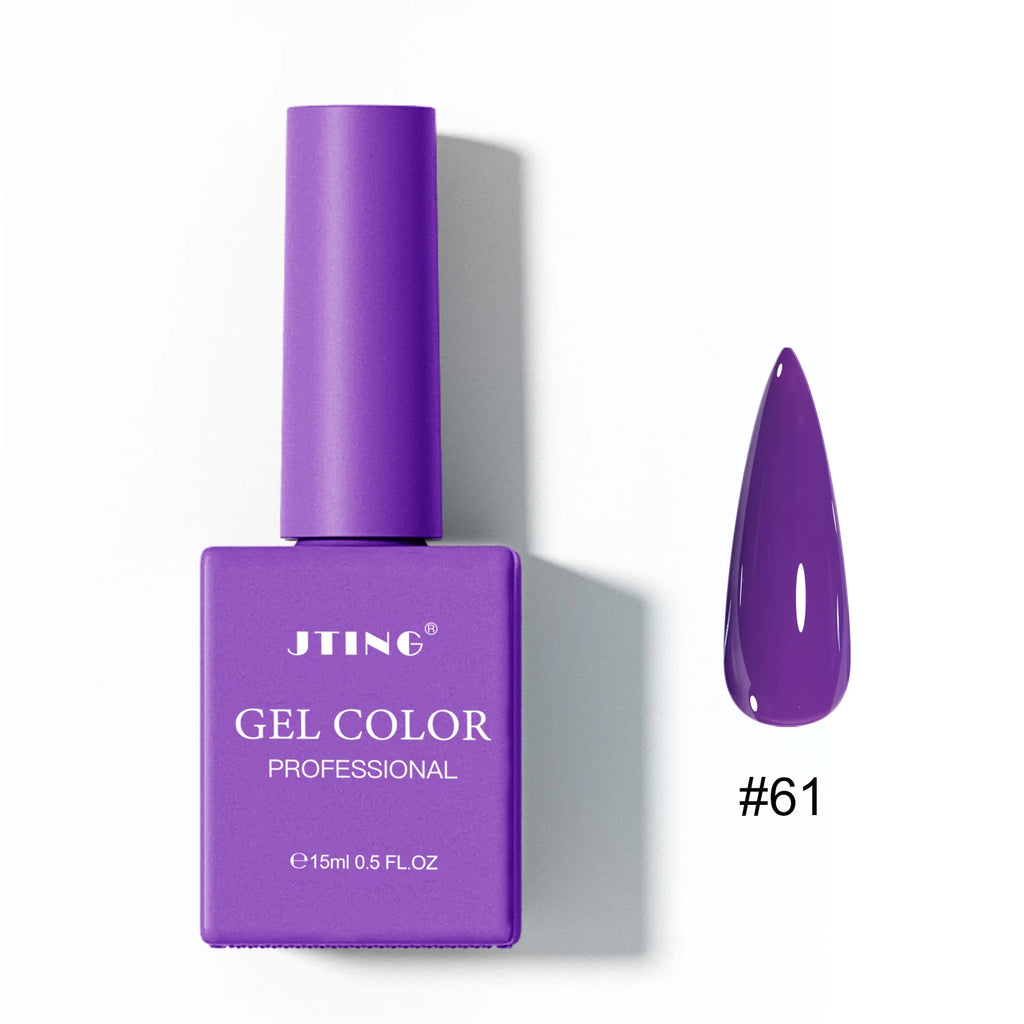 JTING Free Gift 66Colors Gel Nail Polish Collection Free Top Base Coat High Quality Pigment Salon Professional Gel Polish Set