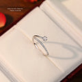 Fashion Factory Wholesale Fashion Shooting Star Diamond Ring Sterling Silver Cubic Zirconia Star Adjustable Rings for Women Gift