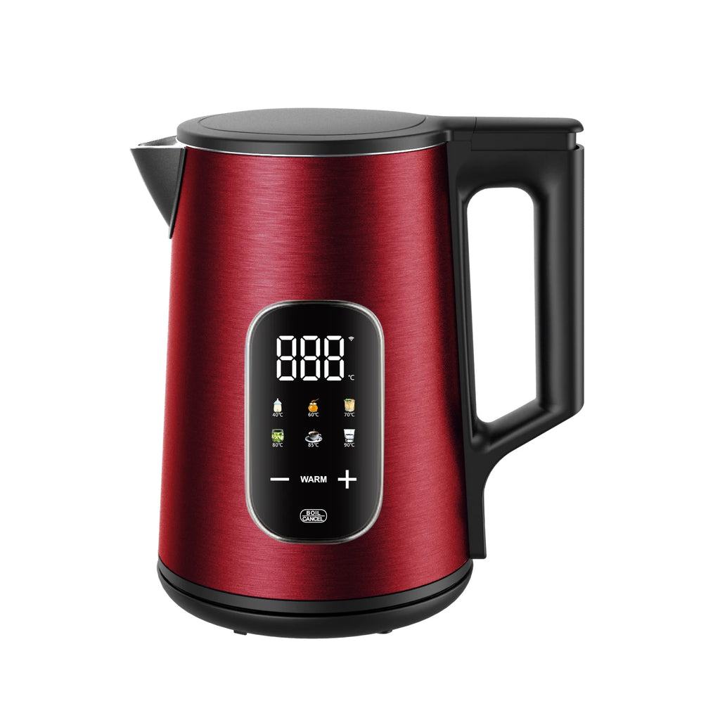 New 1.7L Digital Tea Smart Electric Kettle Keep Warm Temperature Controller LED Display Kettle with WiFi CB CE GS Certification
