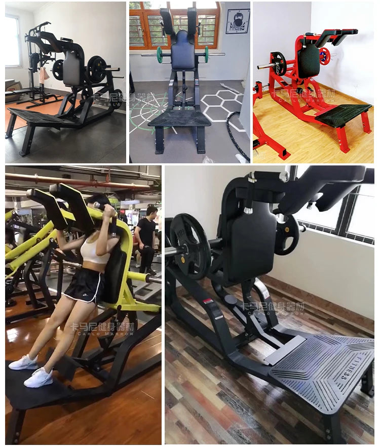 SRJOINFIT OEM Huck Squatting Machine Professional Bodybuilding Training Stand for Legs, Special Equipment for Commercial Gym