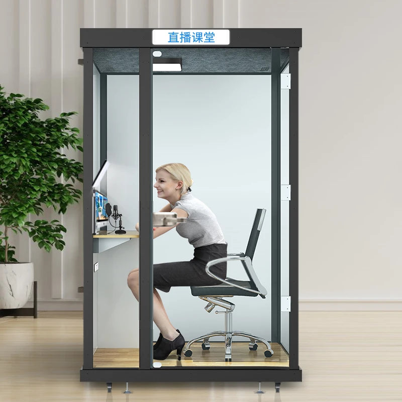 Booth Soundproof Booths Acoustic Office Phone Booth Portable Vocal Pod Recording Sound Barriers
