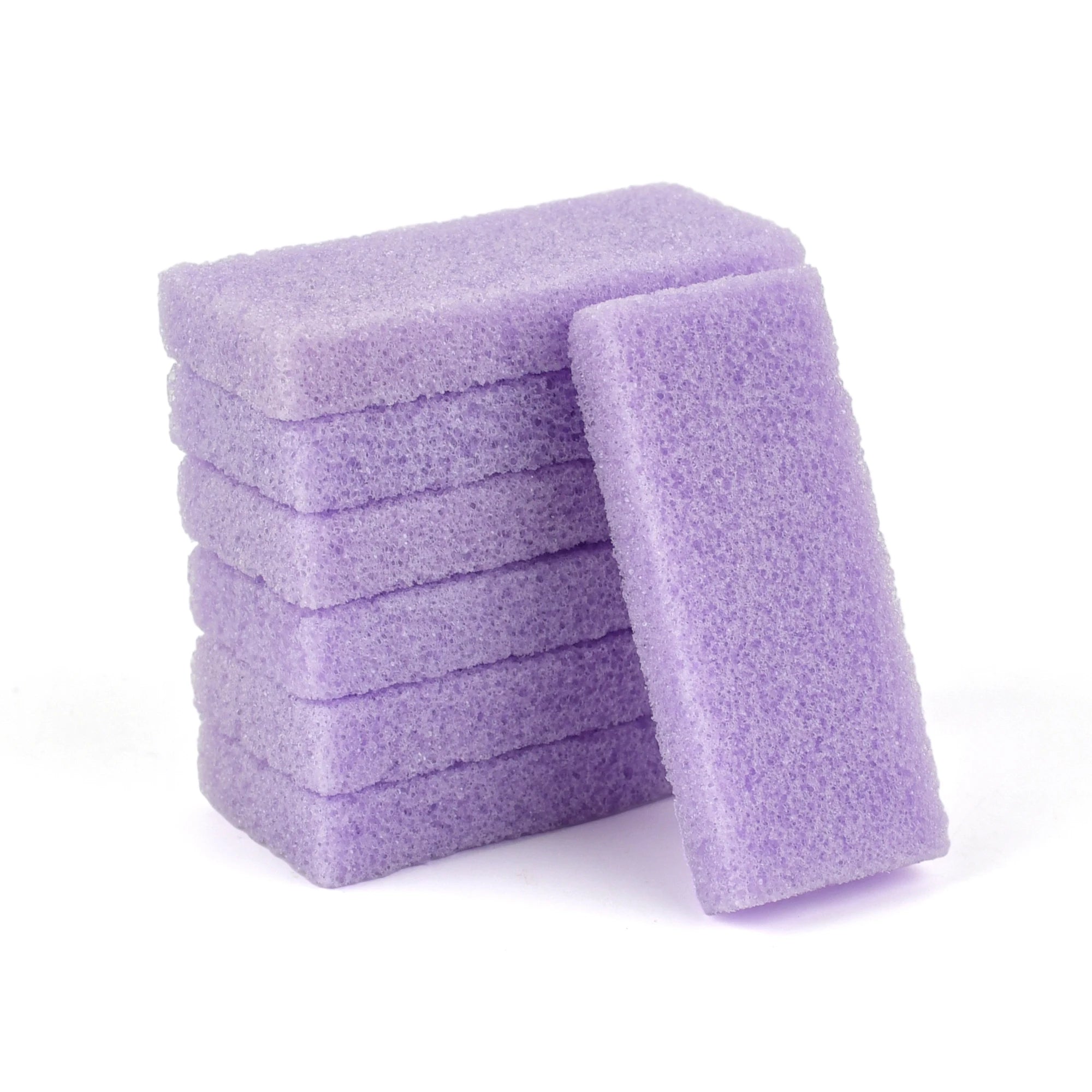 USA Free Shipping 1600Pcs/Carton Foot Care Pedicure Tools Foot File Small Light Purple Disposable Pumice Stone Mini Pumice Pad