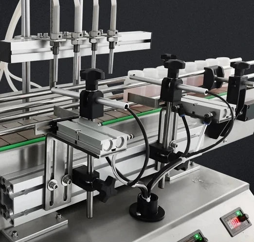 Desktop Automatic Small Chemical Shampoo Essential Oil Perfume Liquid Bottle Filling Capping Labeling Machine with PLC Engine