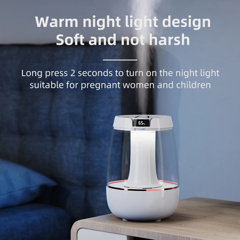 Hot Sale 3L Cool Mist Personal Space Air Humidifier with Ultrasonic Mini Car Humidifiers Electric for Household Outdoor Use