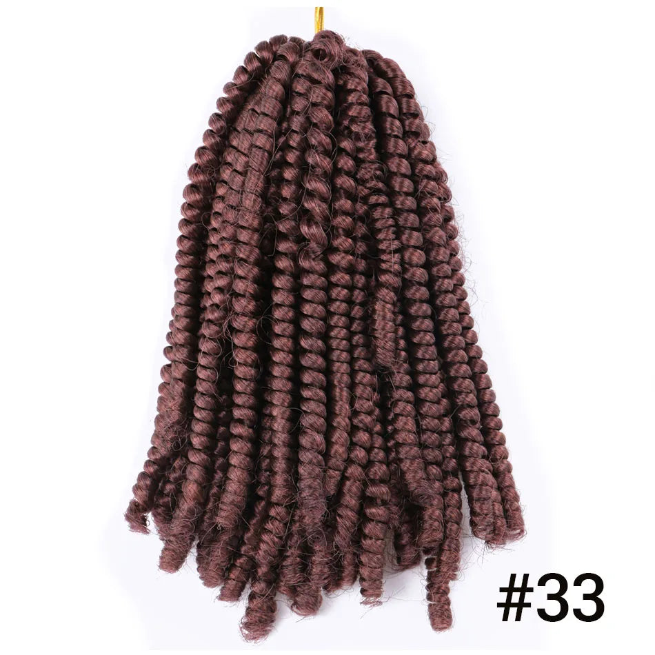 Ombre Spring Twist Braiding Hair Synthetic Crochet Braids Passion Twist Pre-Twist Crochet Hair Extensions Jamaica Bounce Twist