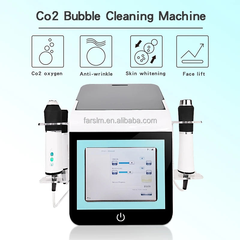 Portable 3 in 1 Co2 Bubble Facial Magic Oxygen Machine Spa Facial Oxygen Moisturizing Co2 Bubble Oxygen Bubble Machine