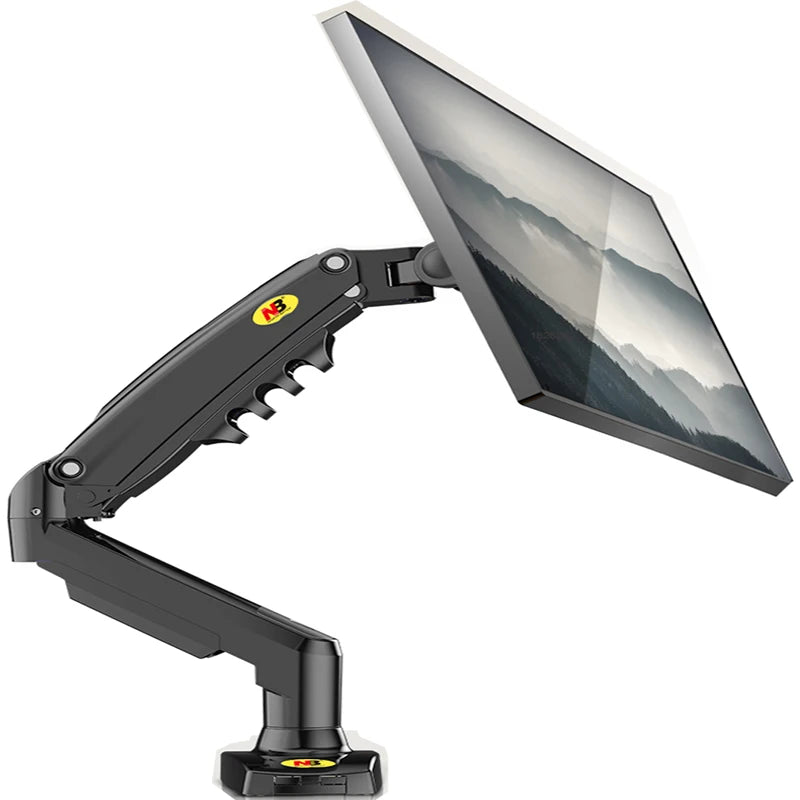F80 Gas Spring 17-30 inch Desktop LED LCD Monitor Mount Holder Arm Ergonomic Gas Strut Flexi Mount Load 2~9kgs