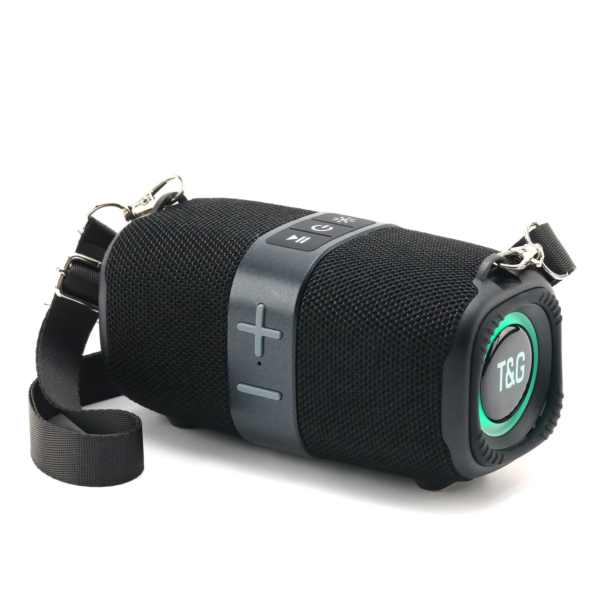 TG667 Portable BT Speaker 5W Outdoor Heavy Bass RGB LED Card Slot TWS Mini Battery Powered Compatibility Diaphragm Subwoofer