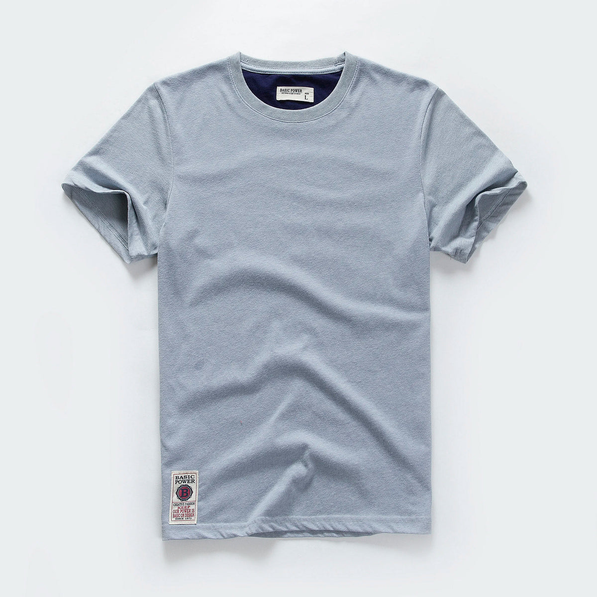 Men's T-Shirt Cotton Solid Color T Shirt Men Casual O-Neck Basic T-Shirt Male High Quality Classical Tops