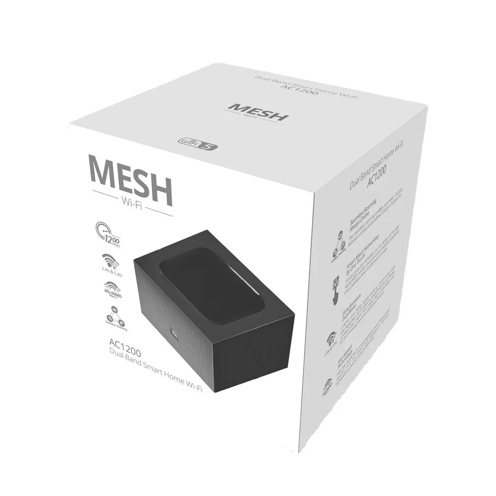 OEM 1200M Dual Band 2.4GHz 5.8GHz WiFi Mesh Router WiFi 5 AC1200 Smart Home Mesh Wireless Router 1200Mbps for Home