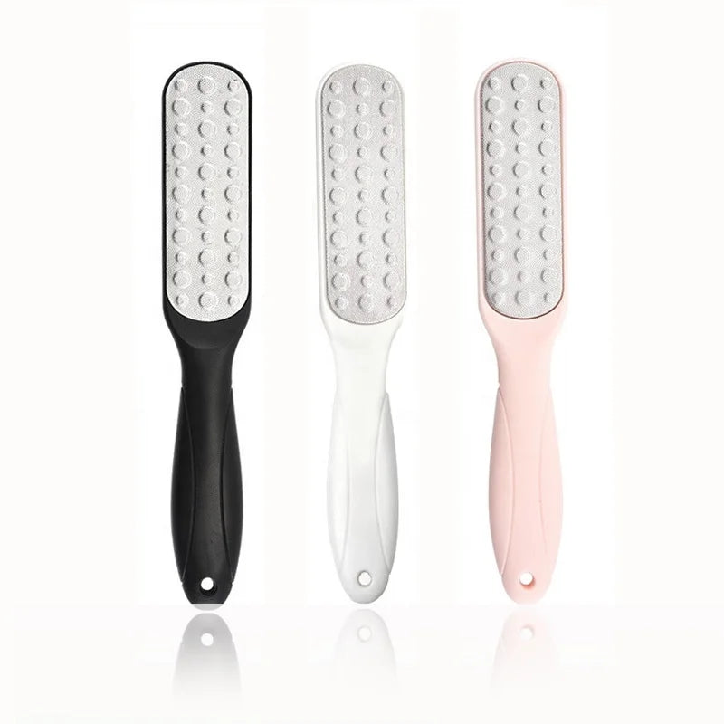 Double Sided Colossal Pedicure Tools Metal Surface Foot Scrubber Stainless Steel Foot RASP Dead Skin Exfoliator for Feet