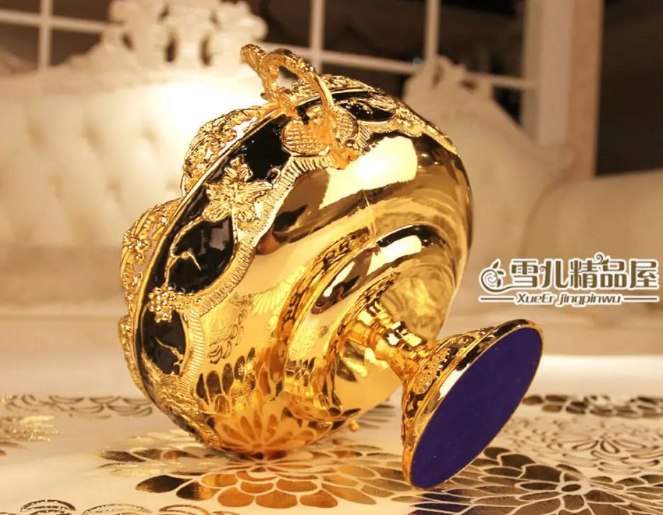 Fashion Royal Quality Luxury Fruit Plate Decoration Nut Tray Great Design Kitchen Items