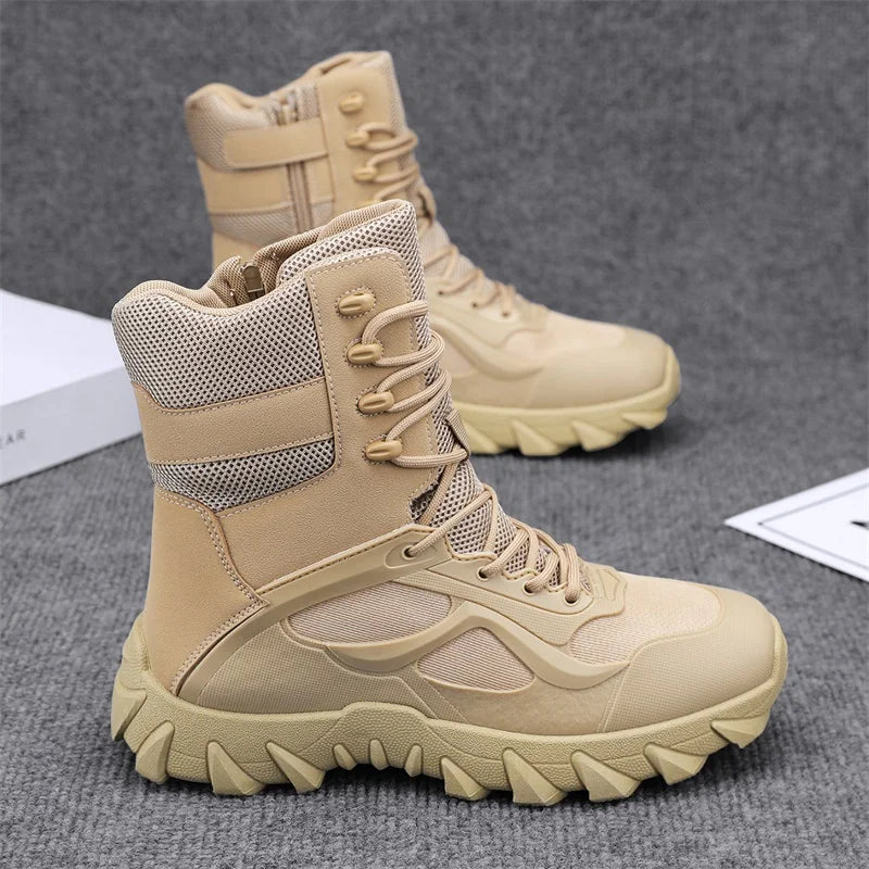 High Quality Outdoor High-Top Hiking Shoes Non-Slip Rubber Footwear Factory Price Sneakers and Boots