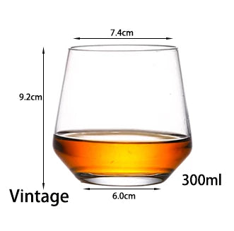 Whiskey Glasses,Scotch Glasses,Old Fashioned Whiskey Glasses/Perfect Gift for Scotch Lovers/Style Glassware for Bourbon/Rum