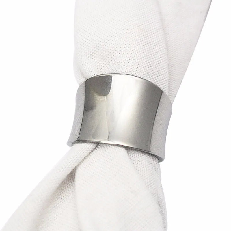 Luxury Rings Engravable Wide Band Fashion Jewelry 16mm Wide Stainless Steel Silver Customizable Logo Ring for Man Women