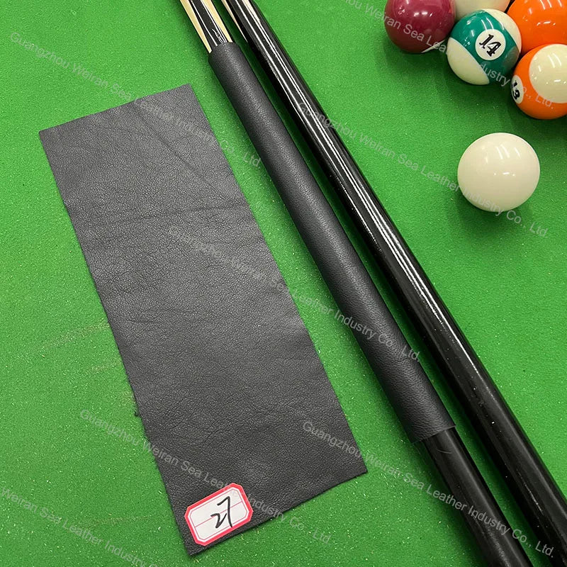 Genuine Cow Skin Pool Billiards Cue Grips Non-Slip Protective Sleeve Wrap with Different Print Pattern Genuine Leather Club Wrap