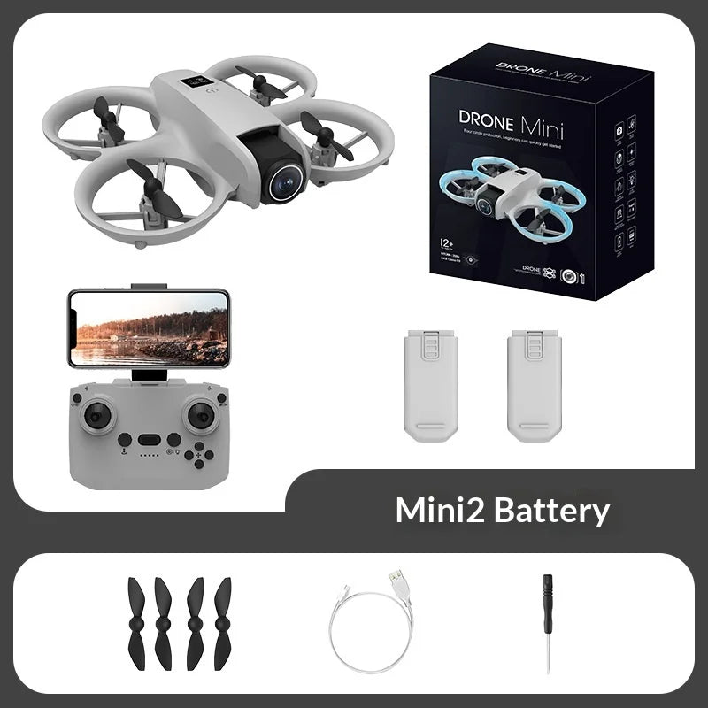 T3 4K Dual Camera Mini Drone RC Helicopter Foldable Quadcopter with WIFI FPV Optical Flow Positioning Smart Follow